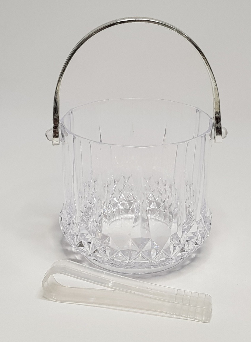 special transparent glass ice bucket ice bucket ice bucket crystal champagne bucket of ice particles barrel kegs