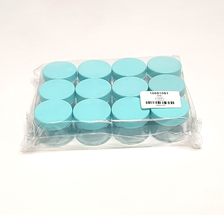 12 Piece Empty Clear Plastic Sample Containers