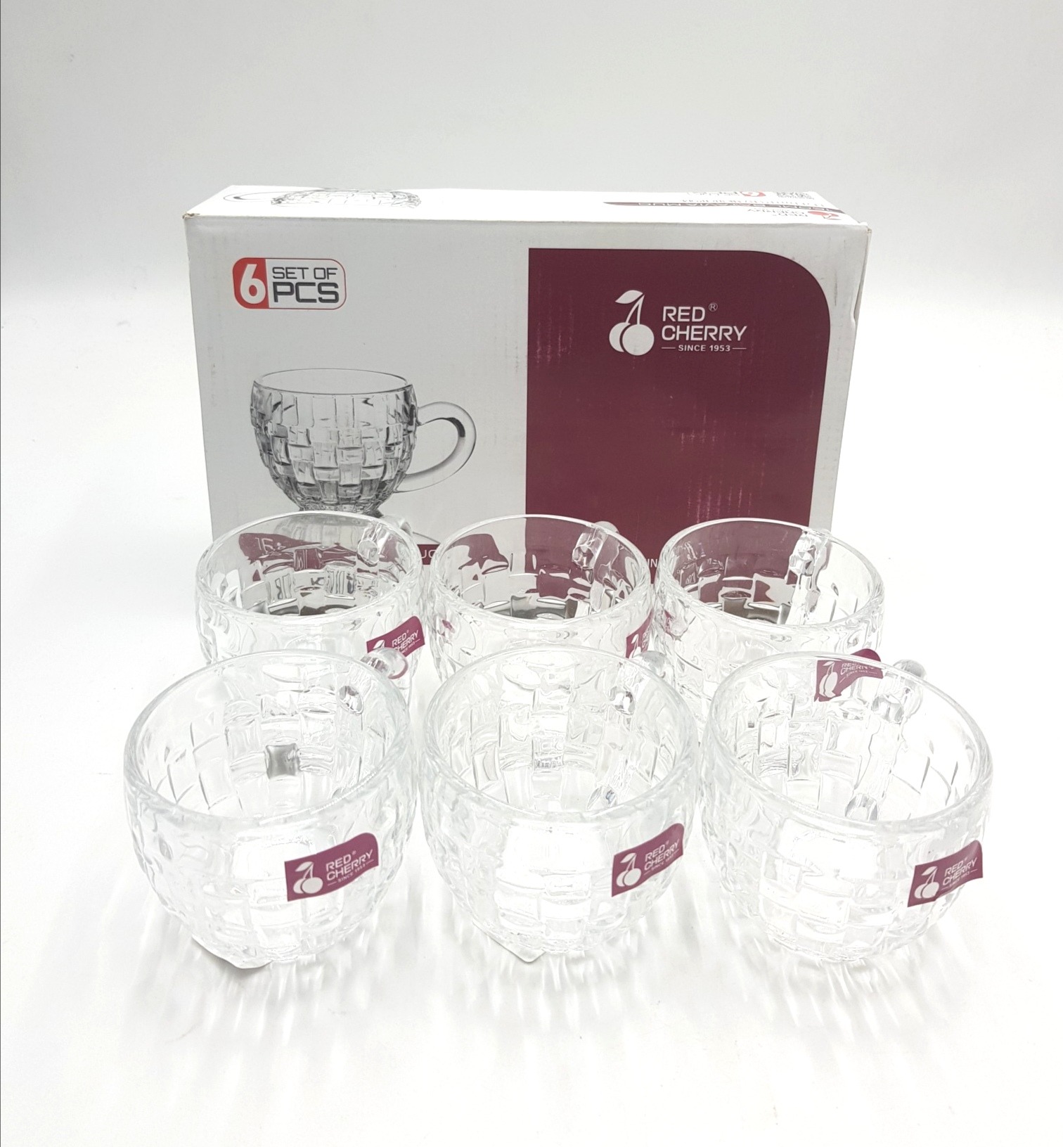Set Of 6 Pcs Glass Cup
