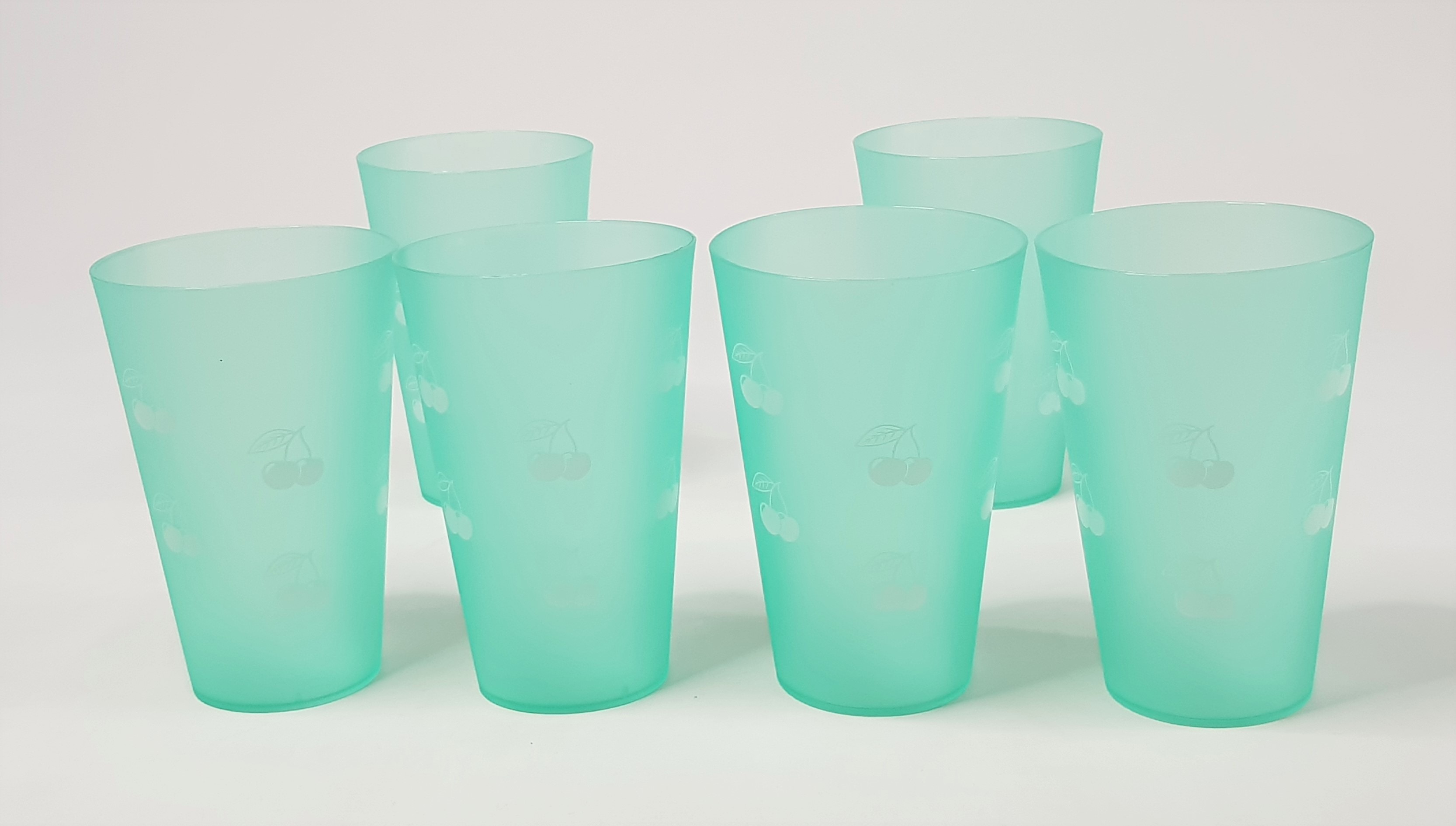 6 Pcs Plastic Glass Pack