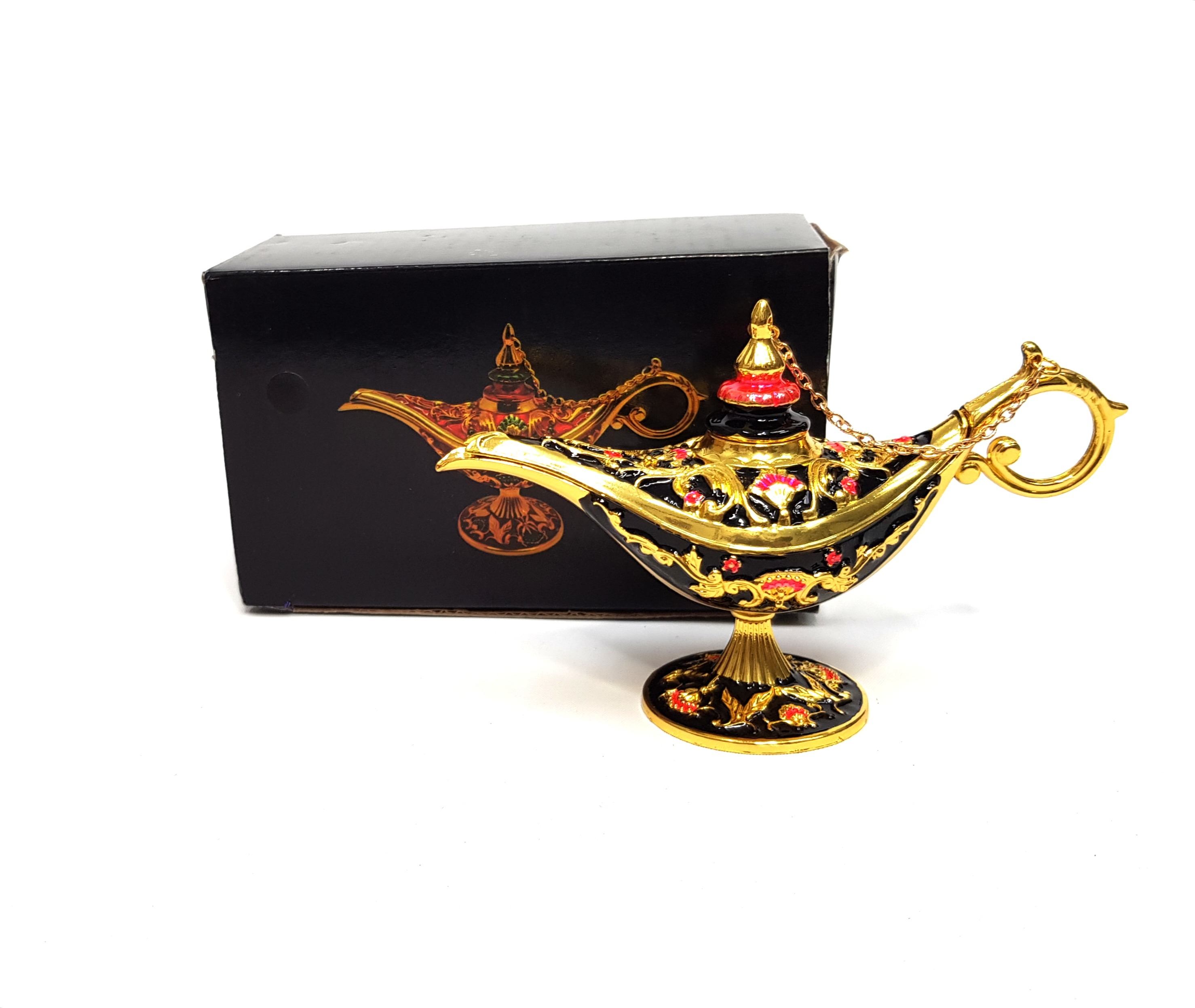 Luxury Classic Vintage Collectable Rare Legend Aladdin Magic Genie Costume Lamp Home Table Decoration & Gift