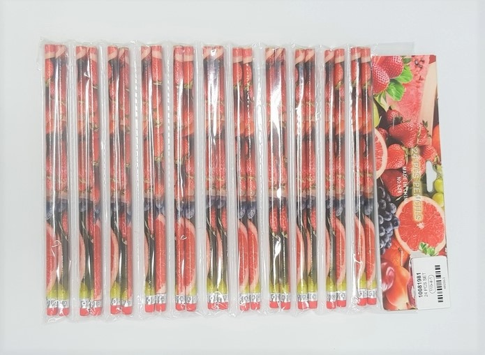 Easter Print Pencils, Set of 24