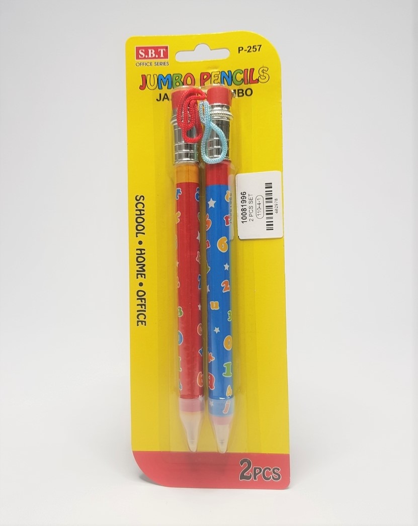 2Pcs Jumbo Pencils