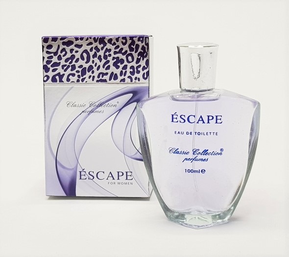 ESCAPE Perfume for Women, 100 ml 3.4 fl.oz.  Vaporisateur – Natural Spray, Eau de Toil