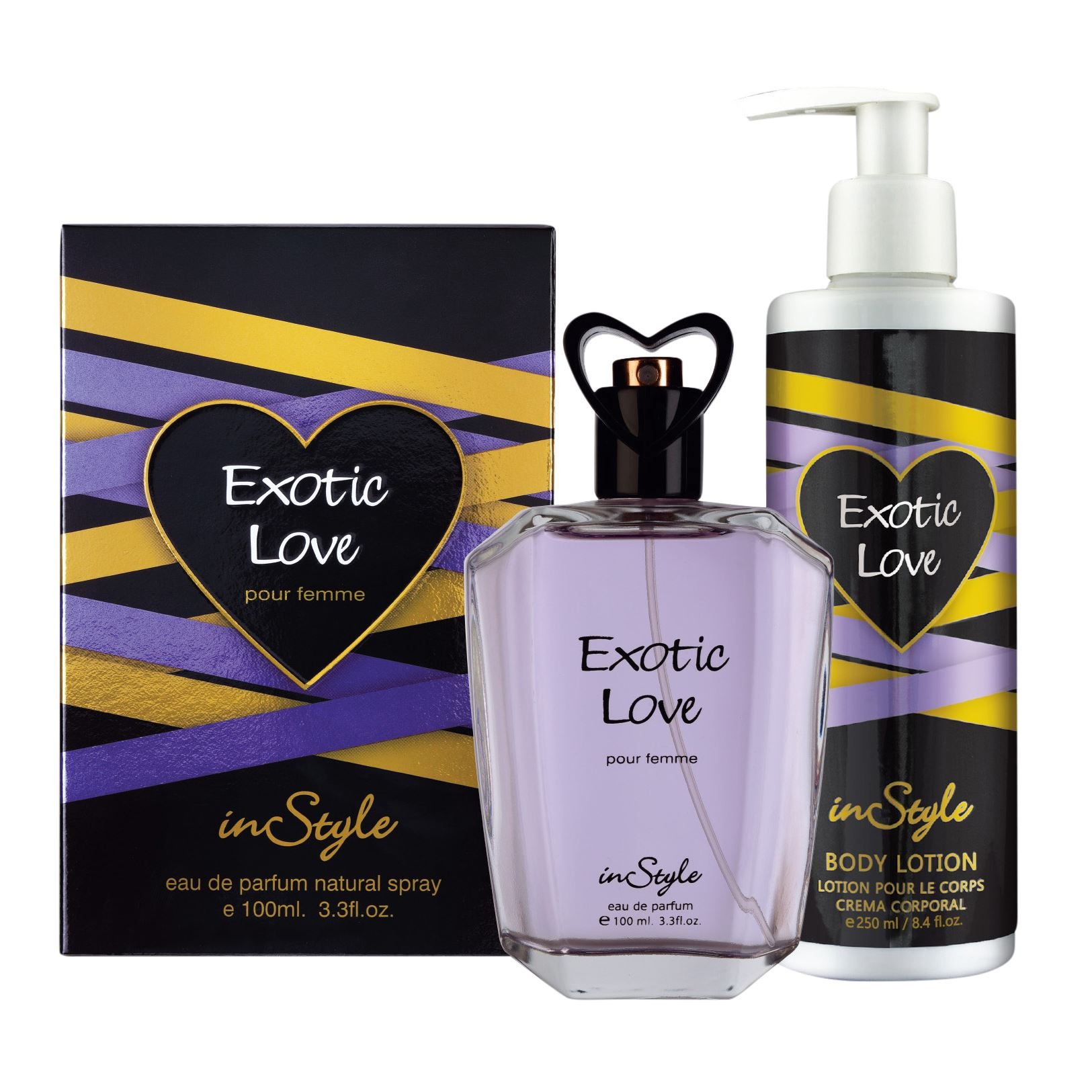 EXOTIC LOVE Perfume 100ml and body cream 250ml