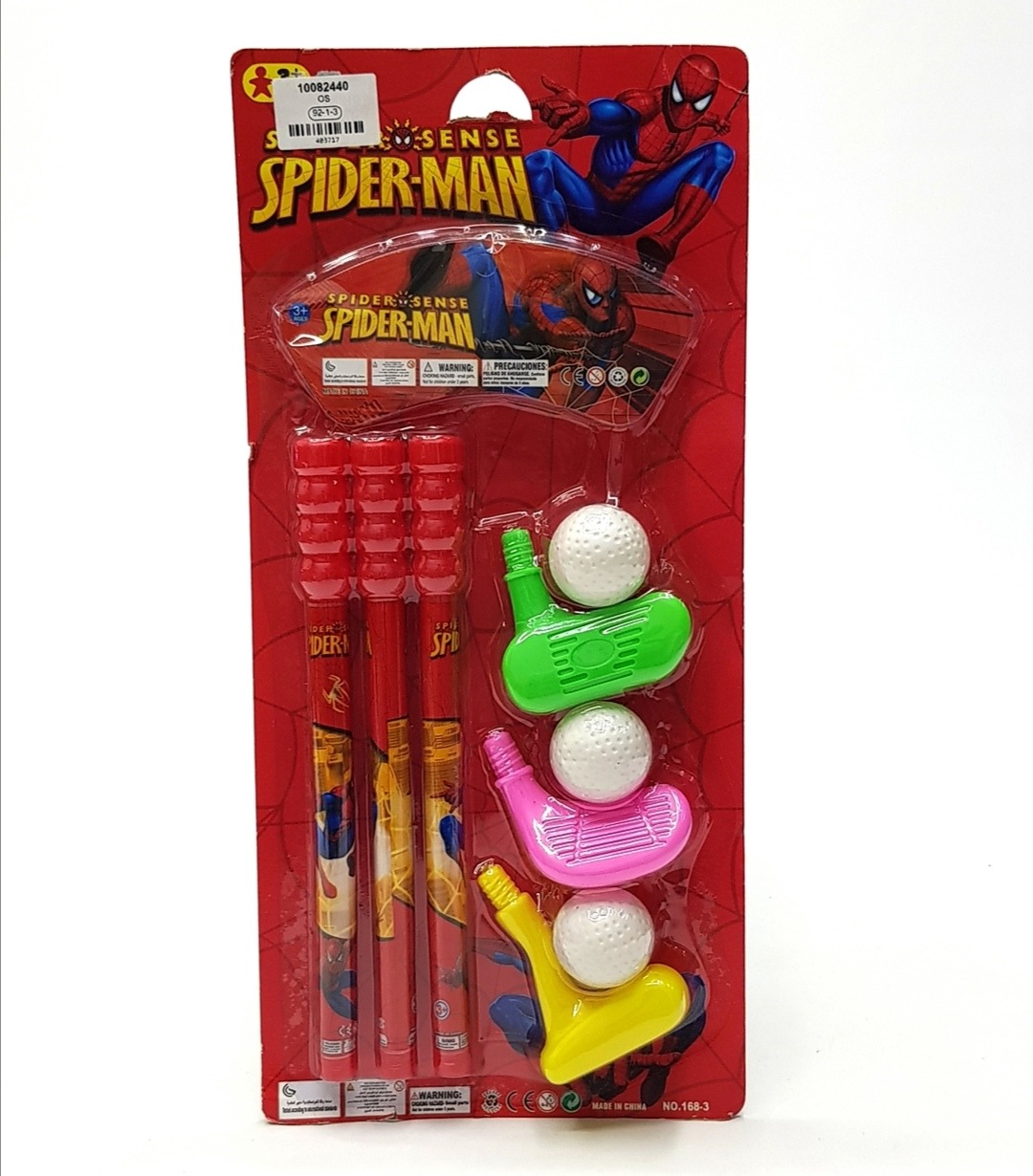 3PCS Kids Golf Toy Set Spiderman