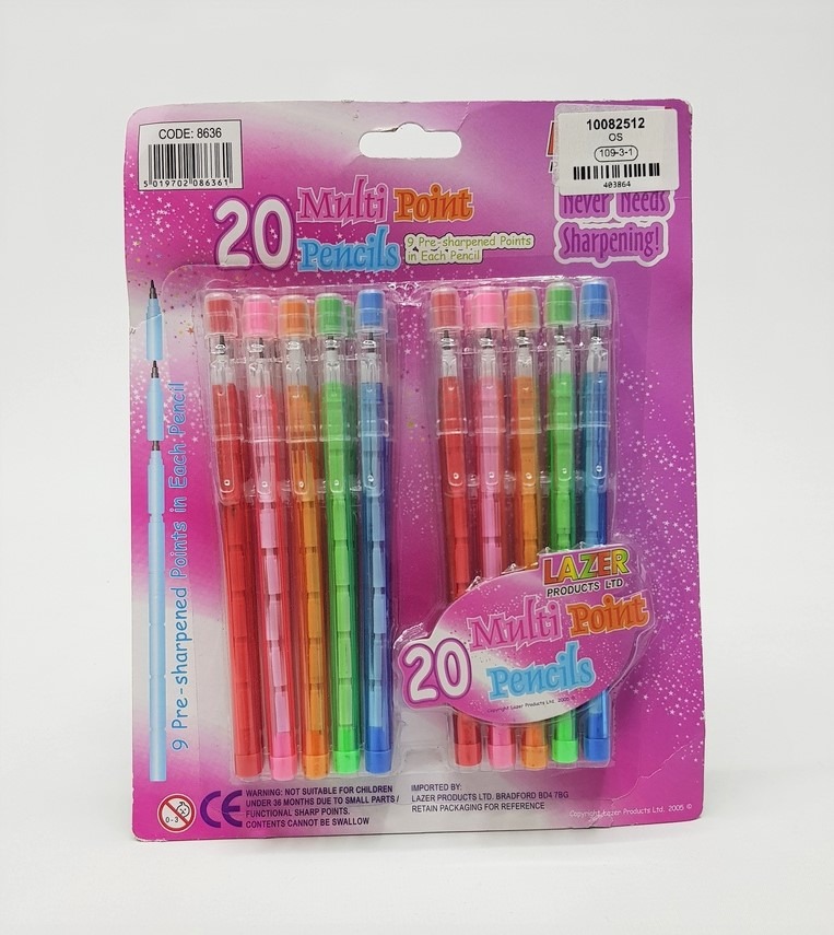 10 Pcs Multi Point Pencils