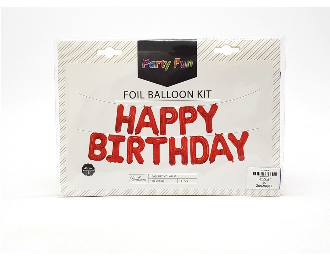 13 Pcs Foil Balloon Kit