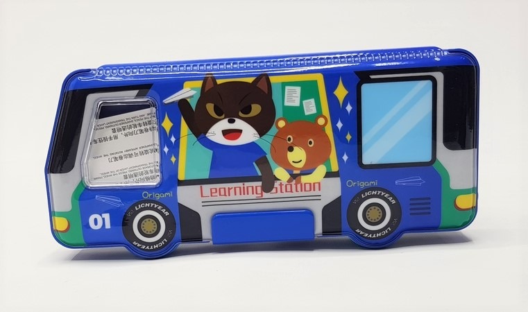 School Bus Shaped Pencil Box