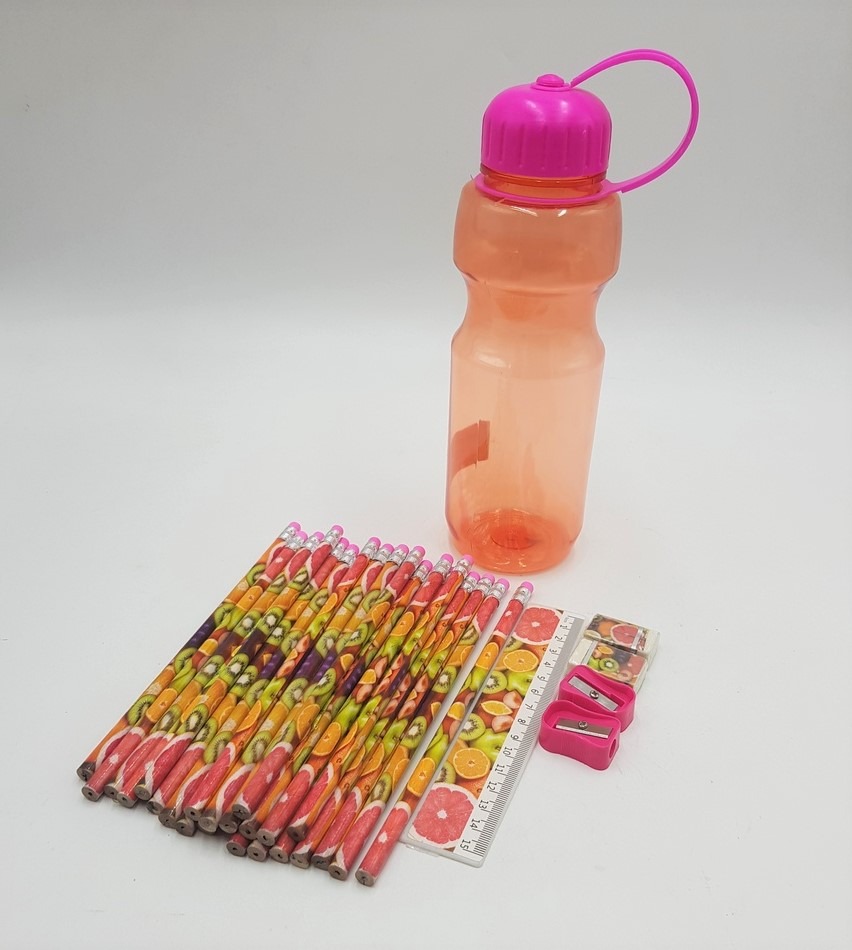 Sport Water Bottle And Stationery Set High Quality