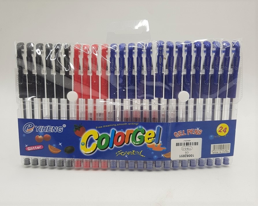24 Pcs Colorgel Glitter Pens Set