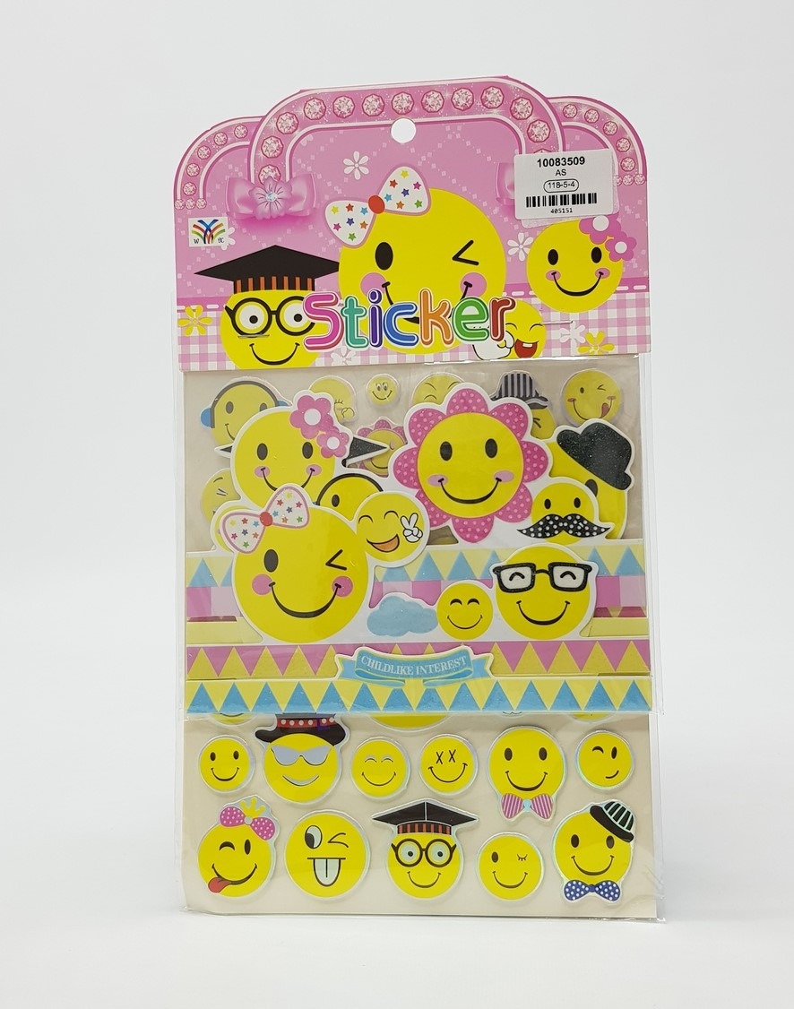 Smiley Stickers Cute for Kids Play