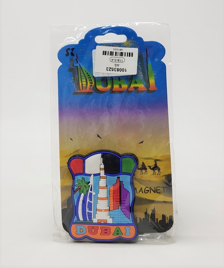 Lychee Life 1pc Dubai Fridge Magnet DIY 3D Fridge Magnets Tourist Souvenir Scenic Landscape Sticker For Home Decoration