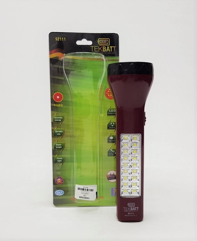 Tollo LED 1W Rechargeable Flashlight Bright Torch Light