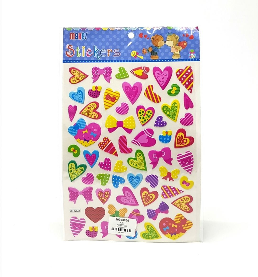 1 Pack of Heart Stickers