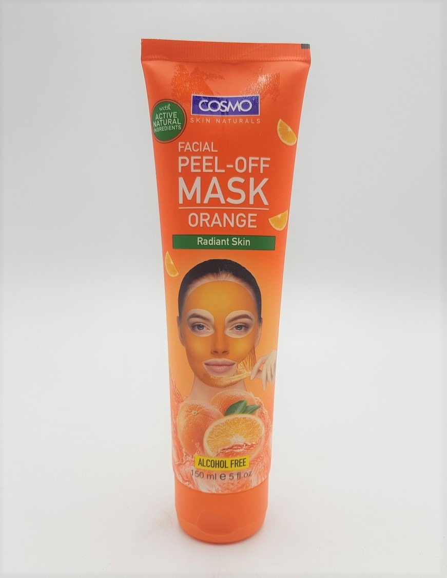 Peel Off Facial Mask Gold + Orange for Radiant Skin With Active Natural Ingredients 5 Oz (Pack of 2) (Cargo)