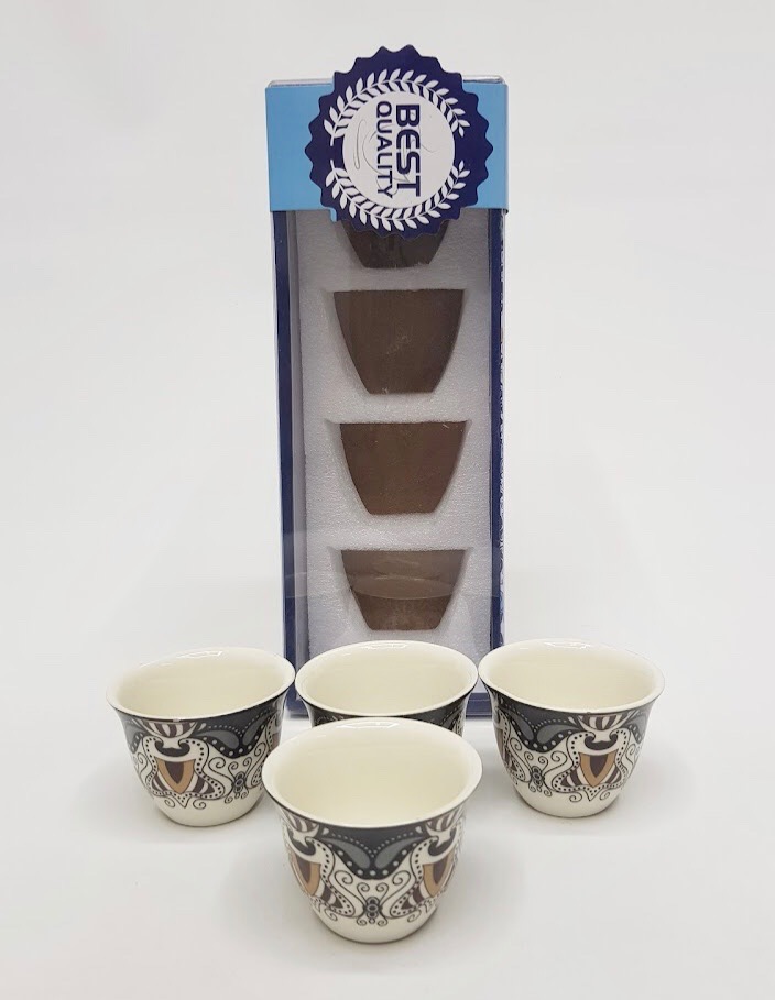 5 Pcs Ceramic Tea Cup Set