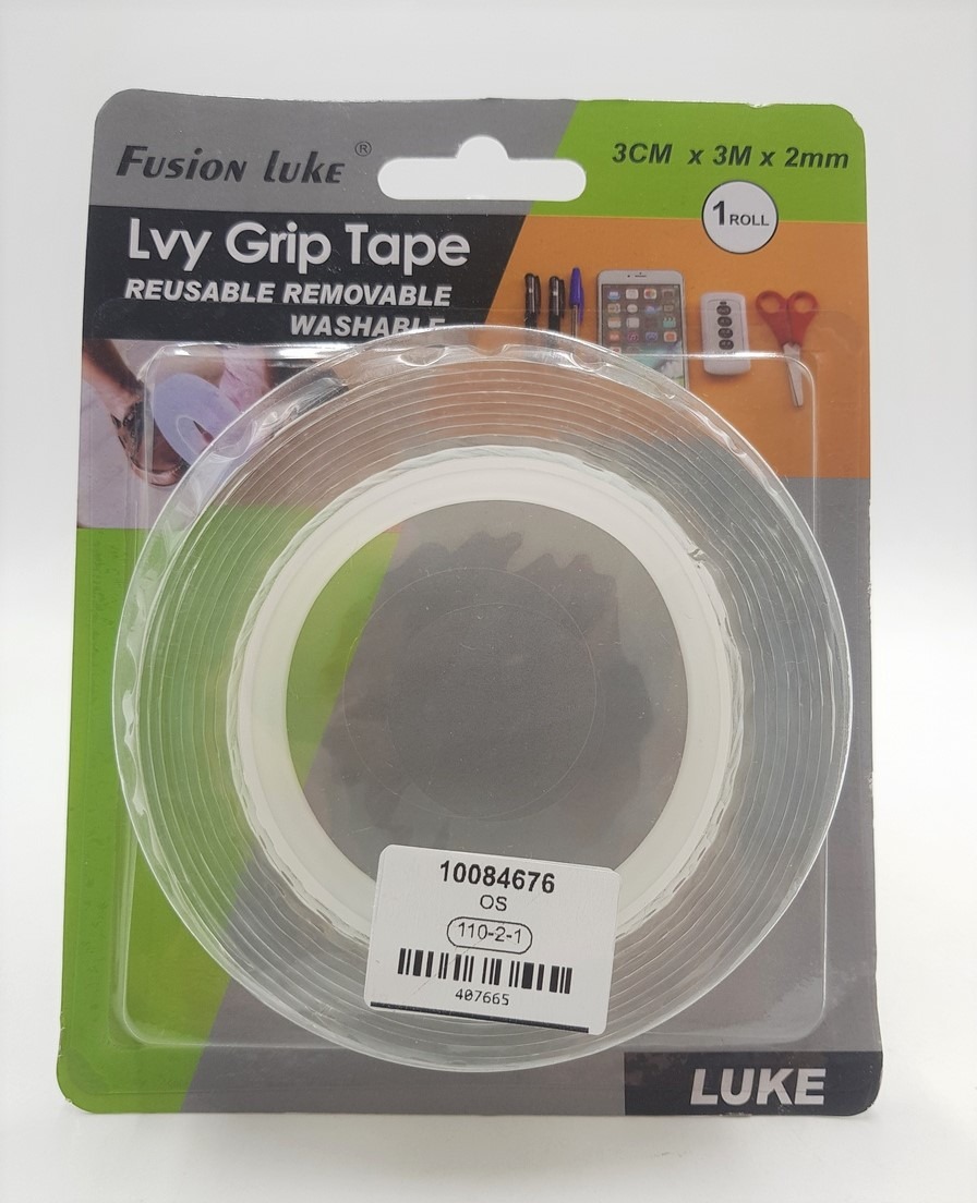 Lvy Grip Tape Reusable Removable Washable , 3CM * 3M * 2MM