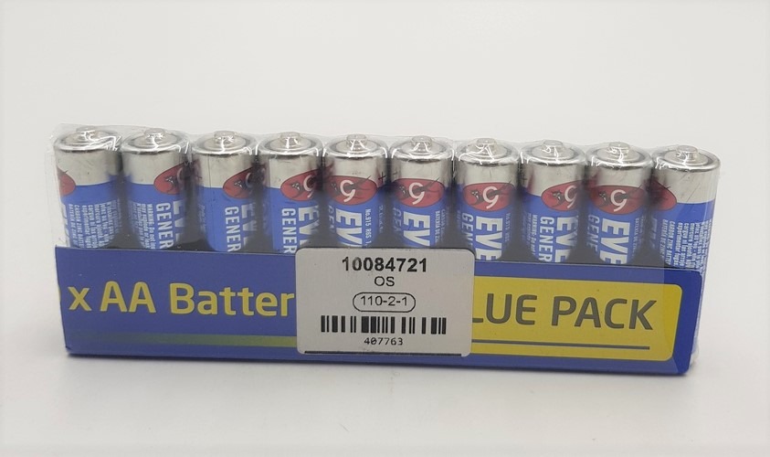 10 Pcs X AA Batteri Pack