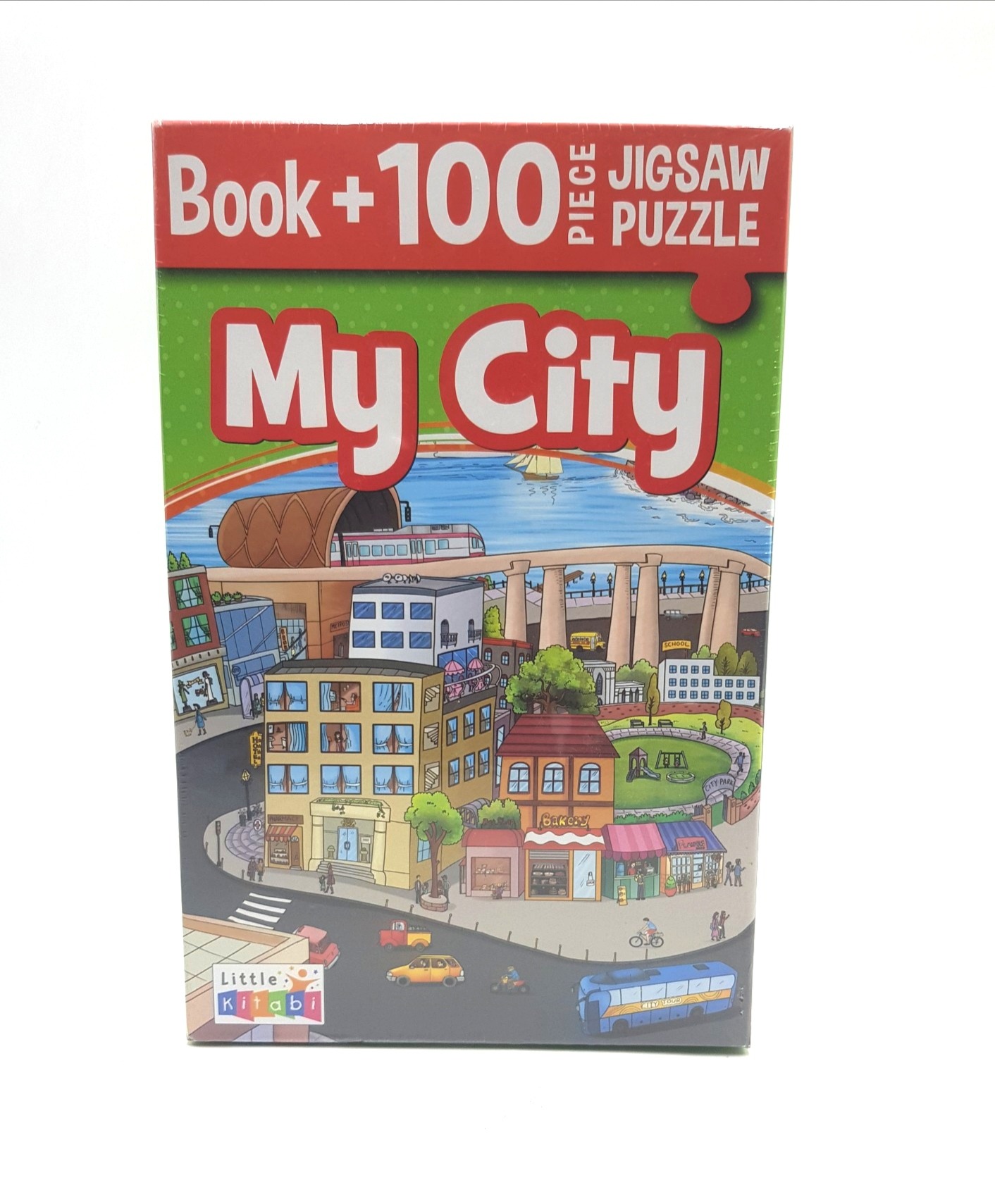 My City Book + 100 Piece Jigsaw Puzzle