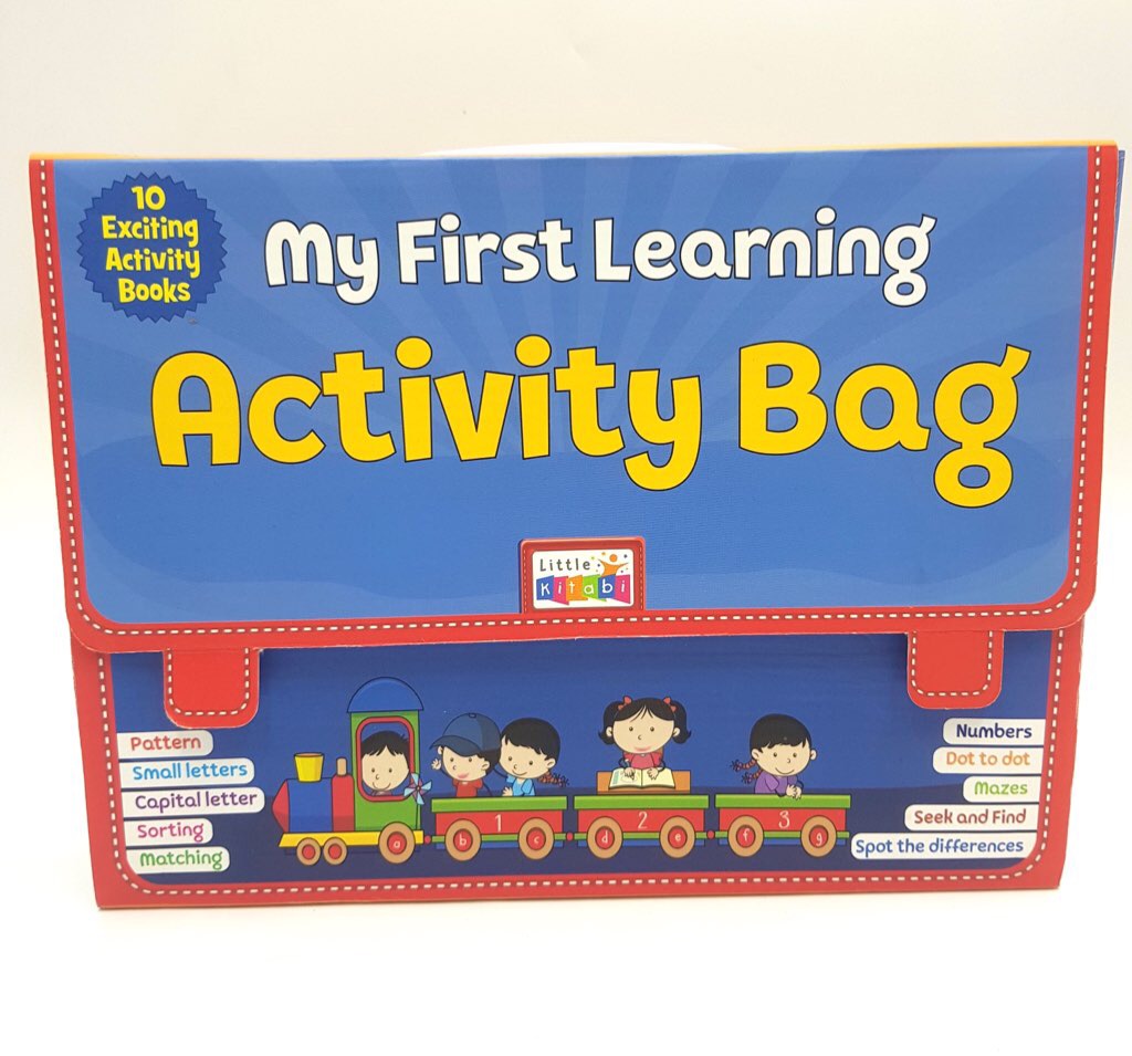 My First Learning Activity Bag - Set of 10 Exciting Activity Book