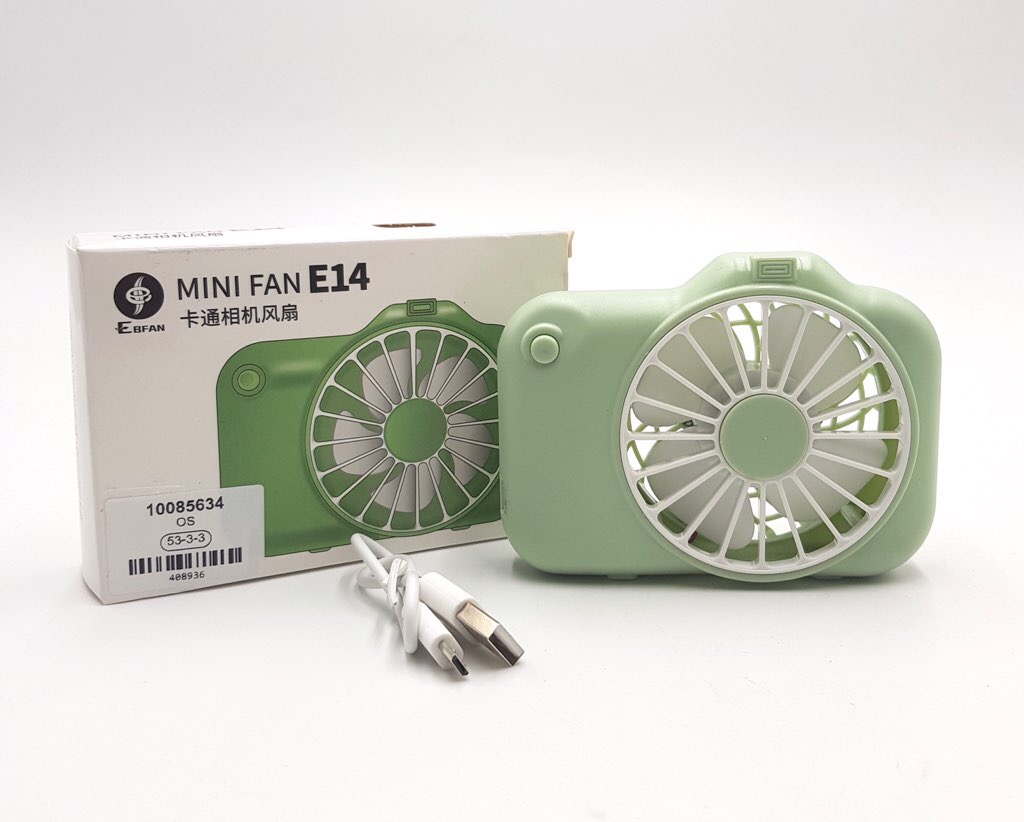 Mini Fan Camera Shaped Fan - E14