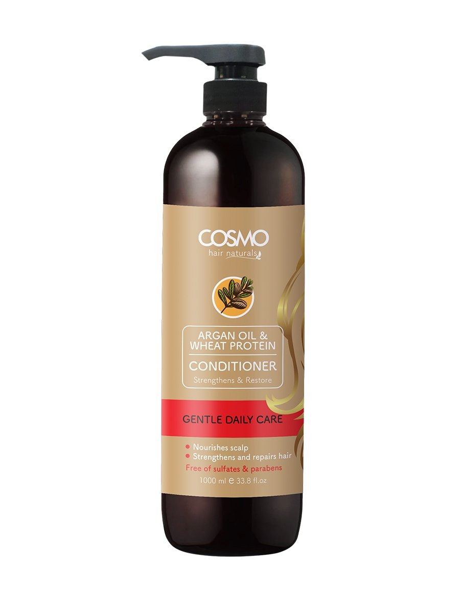 Cosmo Hair Naturals - Argan Oil & Wheat Protein Conditioner Gentle Daily Care (CARGO)