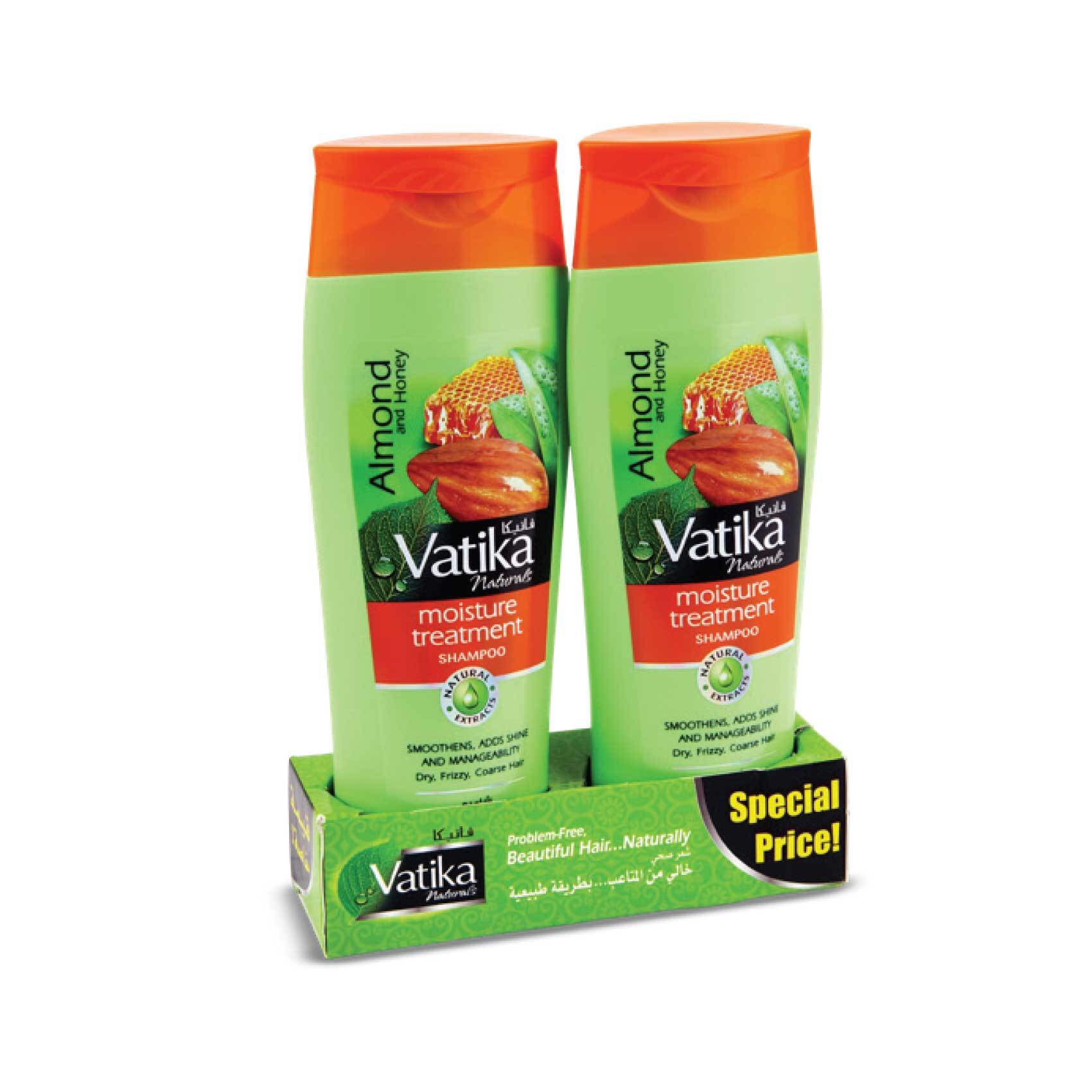 Vatika moisture treatment shampoo almond & honey 400 ml x 2 (CARGO)