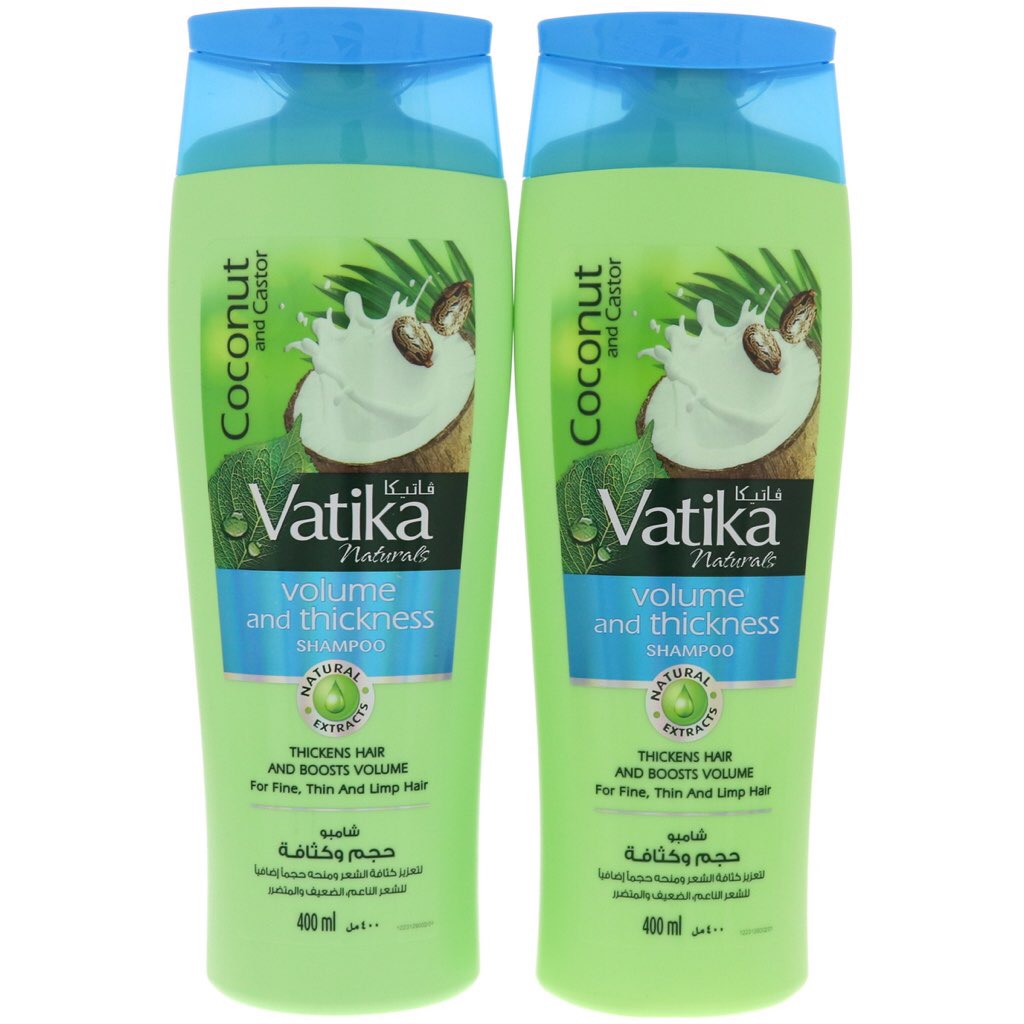 Vatika Naturals COCONUT & CASTOR Shampoo Volume & Thickness (CARGO)
