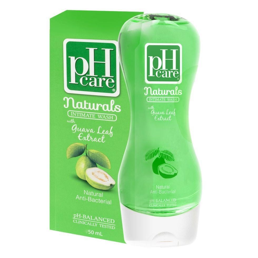 PHcare  Naturals Intimate Wash with Guava Leaf Extract Natural Anti-Bacterial (CARGO)