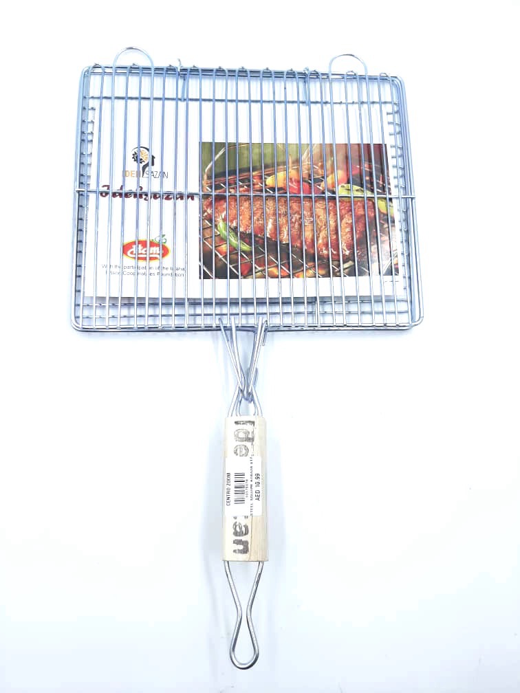 Foldable Portable Stainless Steel Barbecue BBQ Grill Net