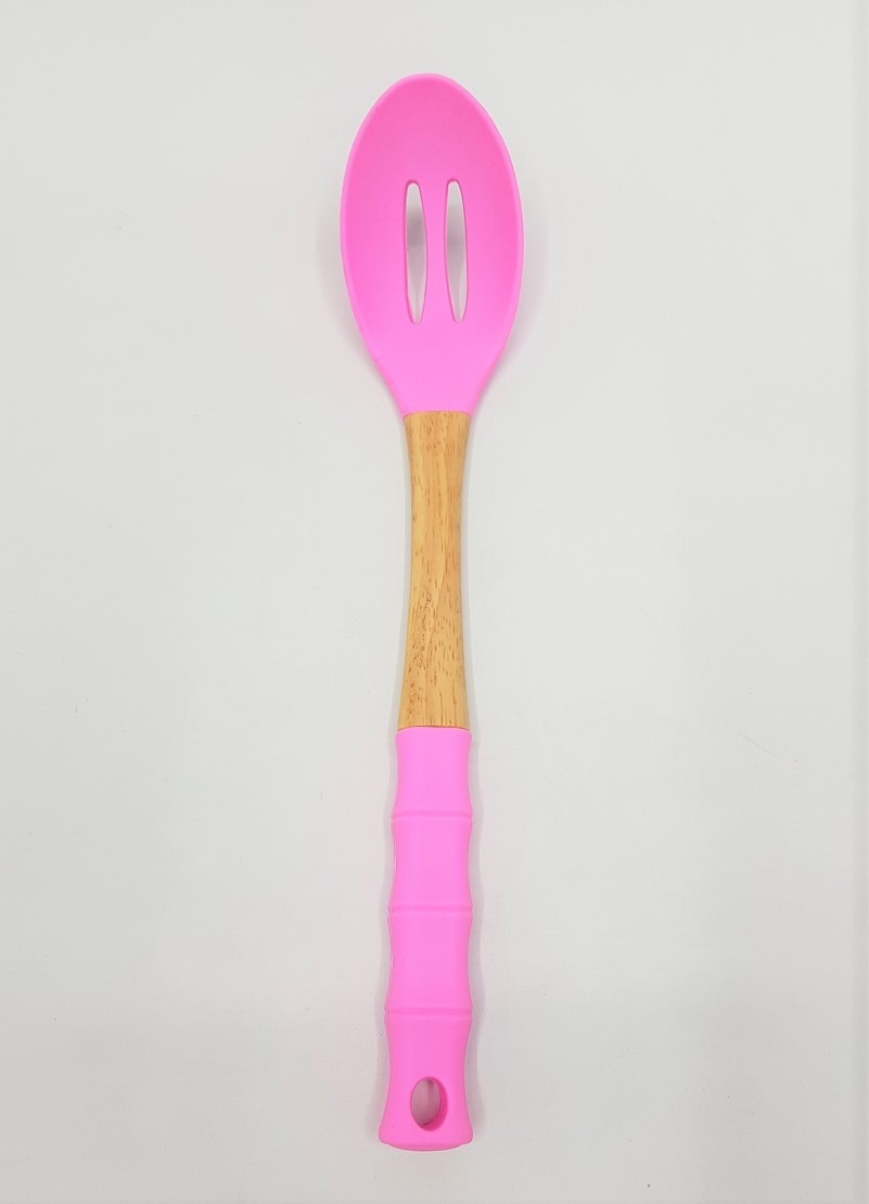 Silicone Spoon With Wood Handle