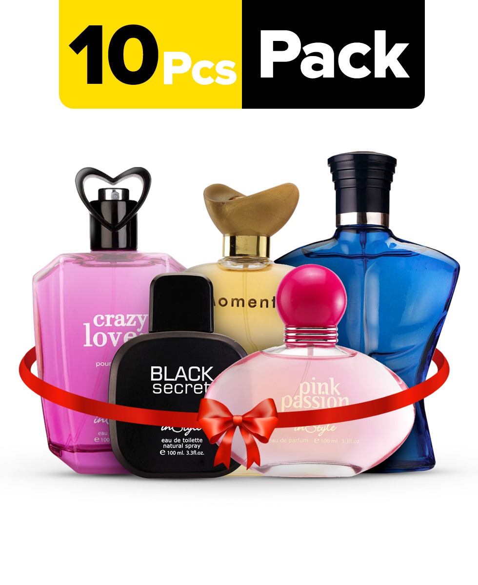 10 PCS assorted perfumes 80 AED