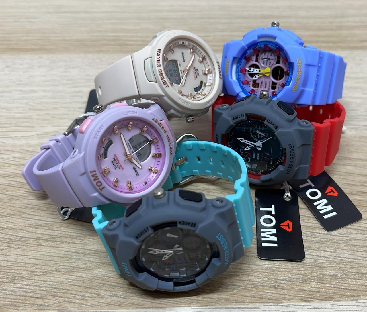 5 pcs Bundle Tomi Watches