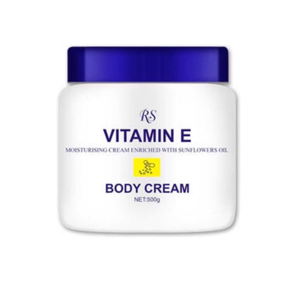 Vitamin E Roushun Cream Moisturizing Cream Enriched with Sunflowers Oil Body Cream (500g) (CARGO)