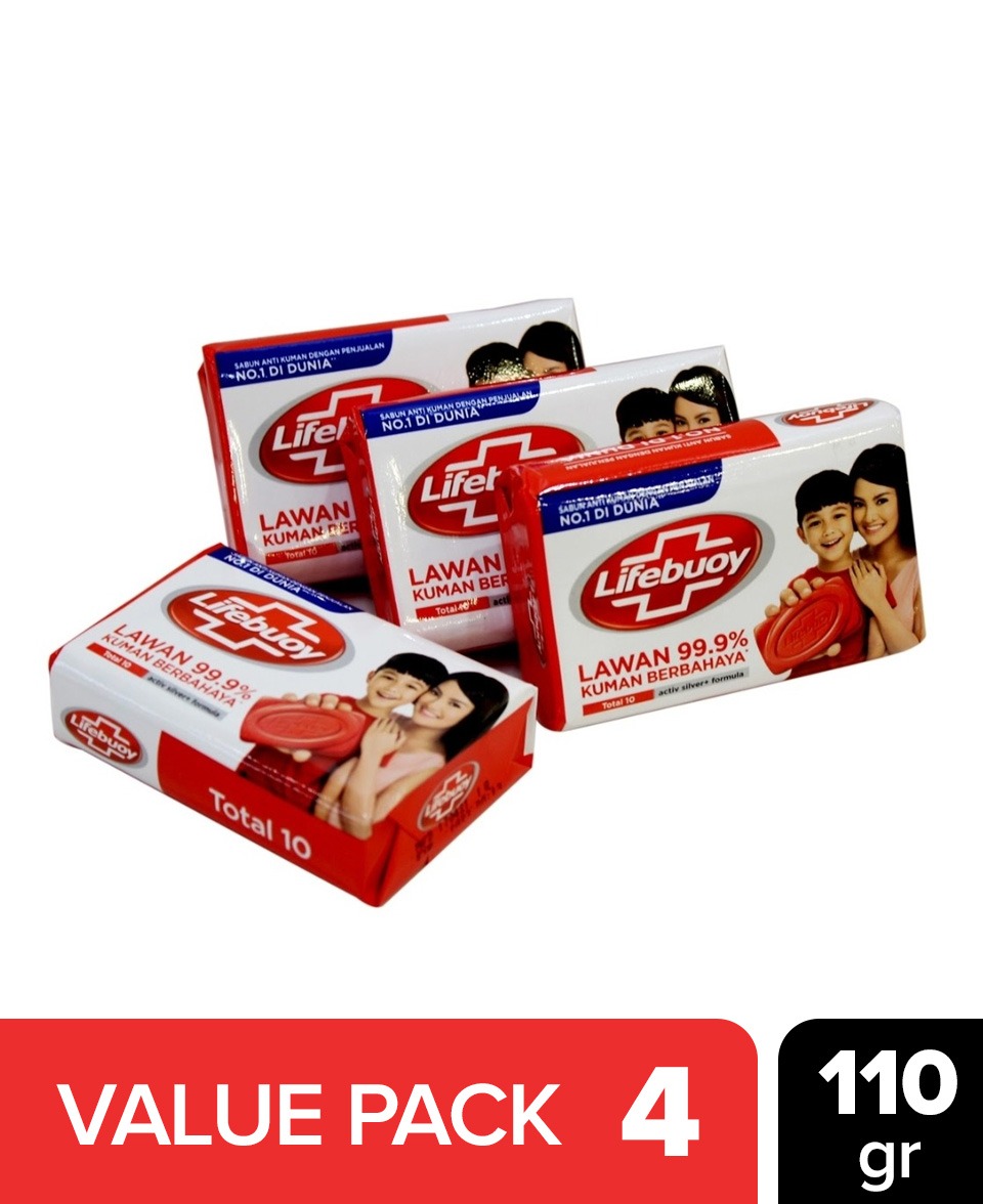 4 Pcs Lifebuoy Bundle Soap (4X110g) (CARGO)