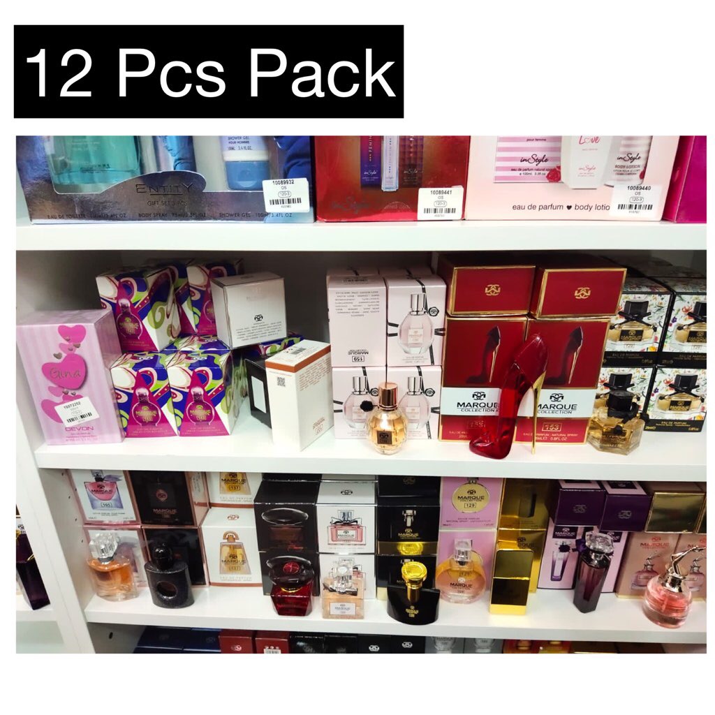 12 Pcs Bundle Assorted Ladies Fragrances
