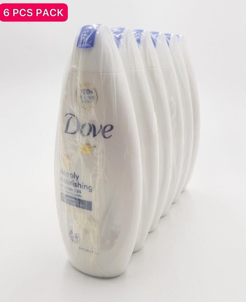 6 Pcs Bundle Dove Deep Moisture Body Wash (6X250ml) (CARGO)