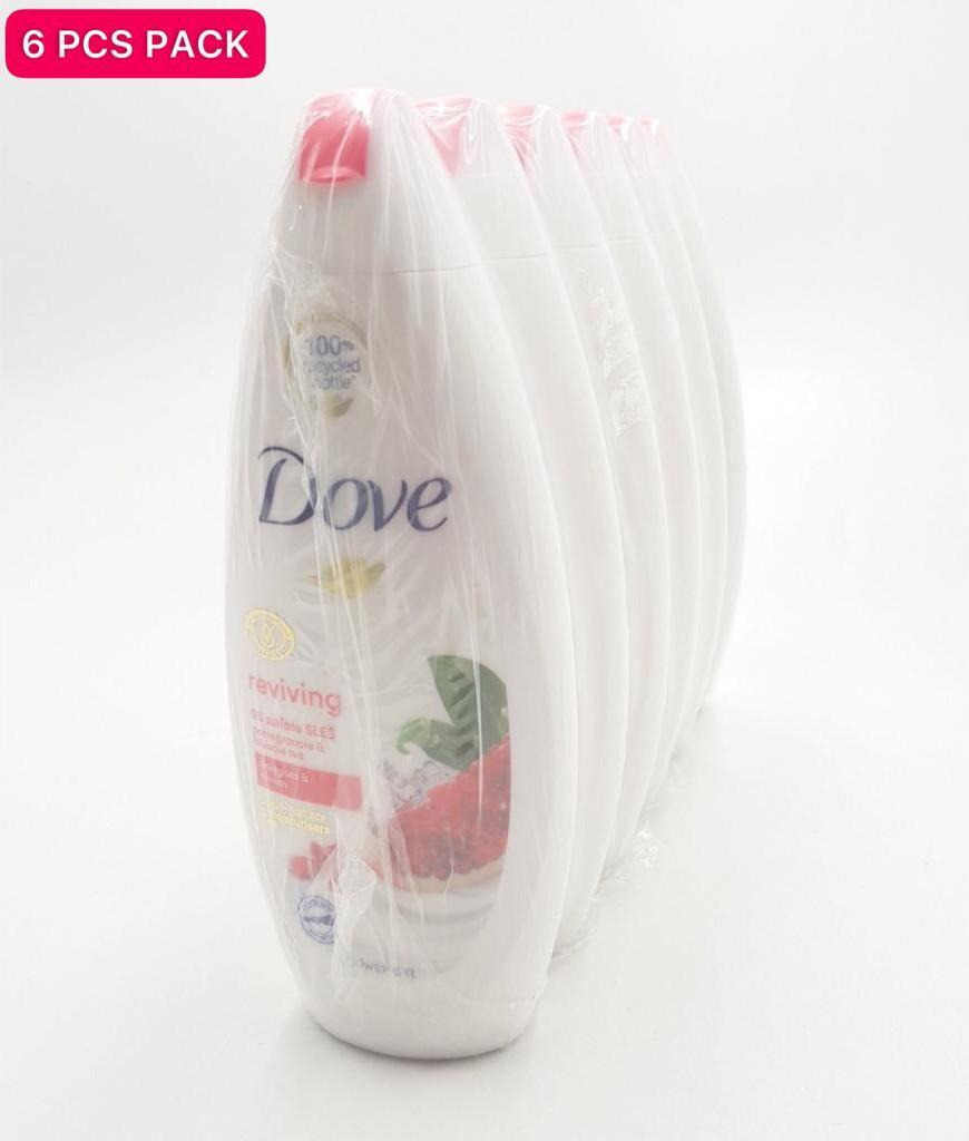 6 Pcs Bundle Dove Go Fresh Revive Body Wash (6X250ml) (CARGO)