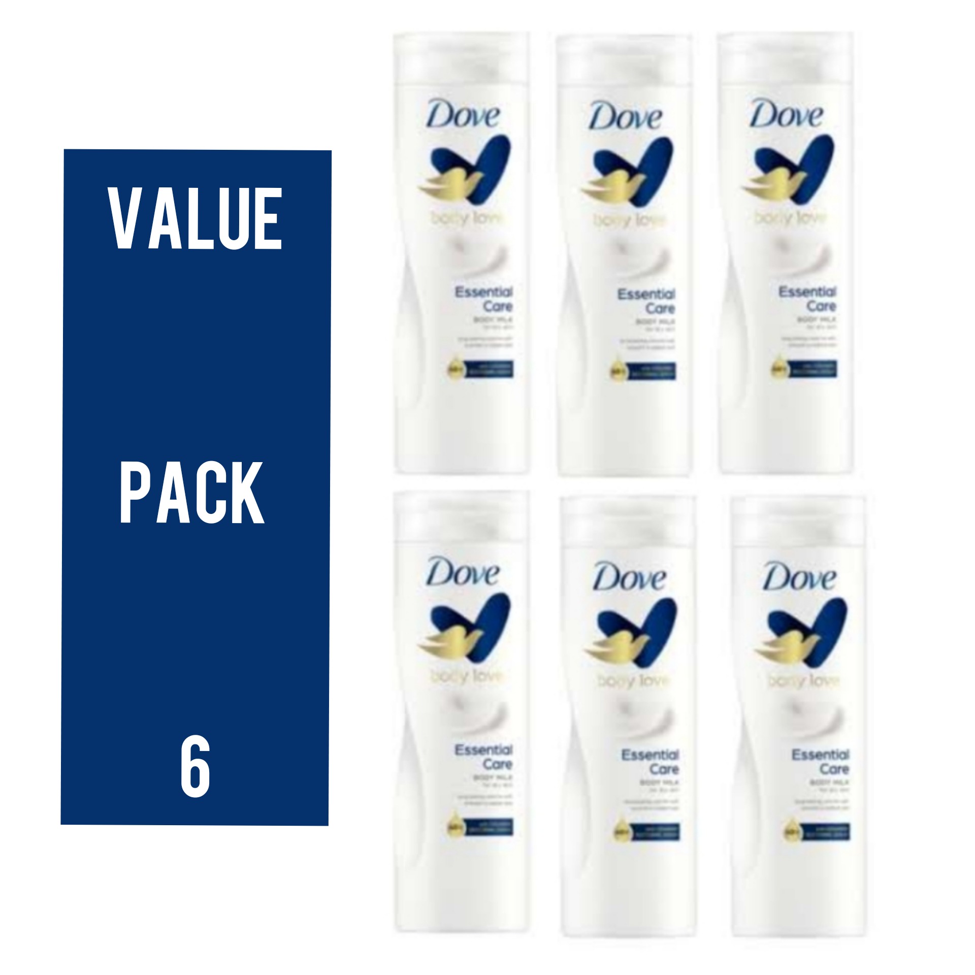 6 Pcs Bundle Dove Essential Care Lotion (6X250ml) (Cargo)