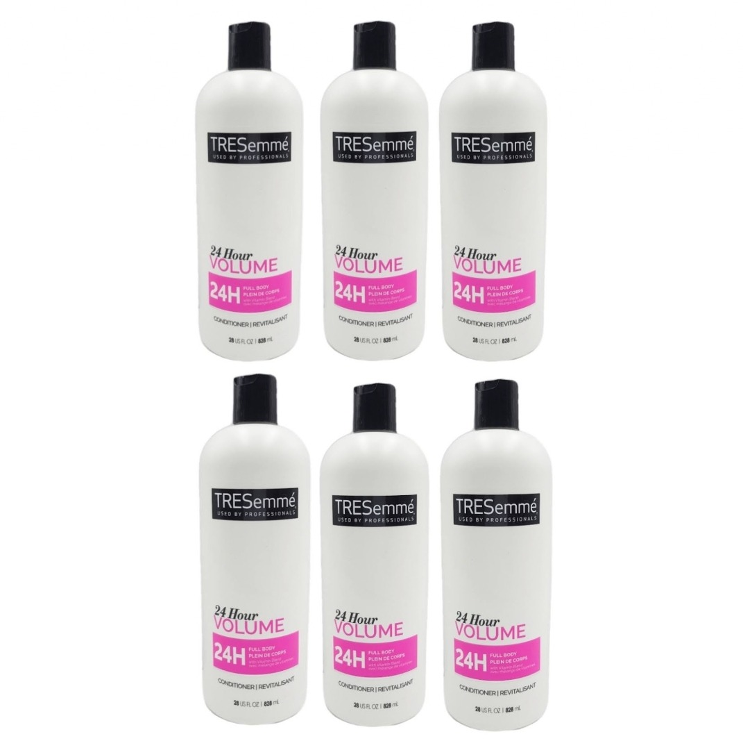 6 PCs 24Hour Volume Tresemme Used by Professionals (6X828ml) (Cargo)