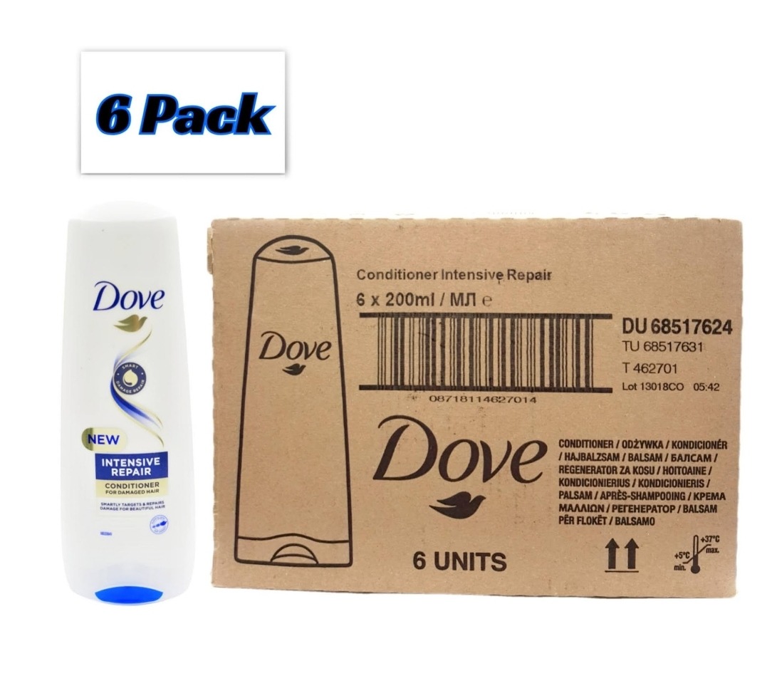 6 Pcs Bundle Dove Intensive Repair (6X200ml) (Cargo)