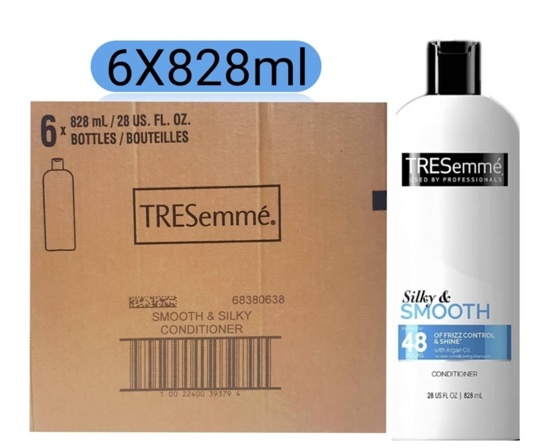 6 Pcs Tresemme Bundle used by Professionals Smooth Conditioner (6X828ml) (Cargo)