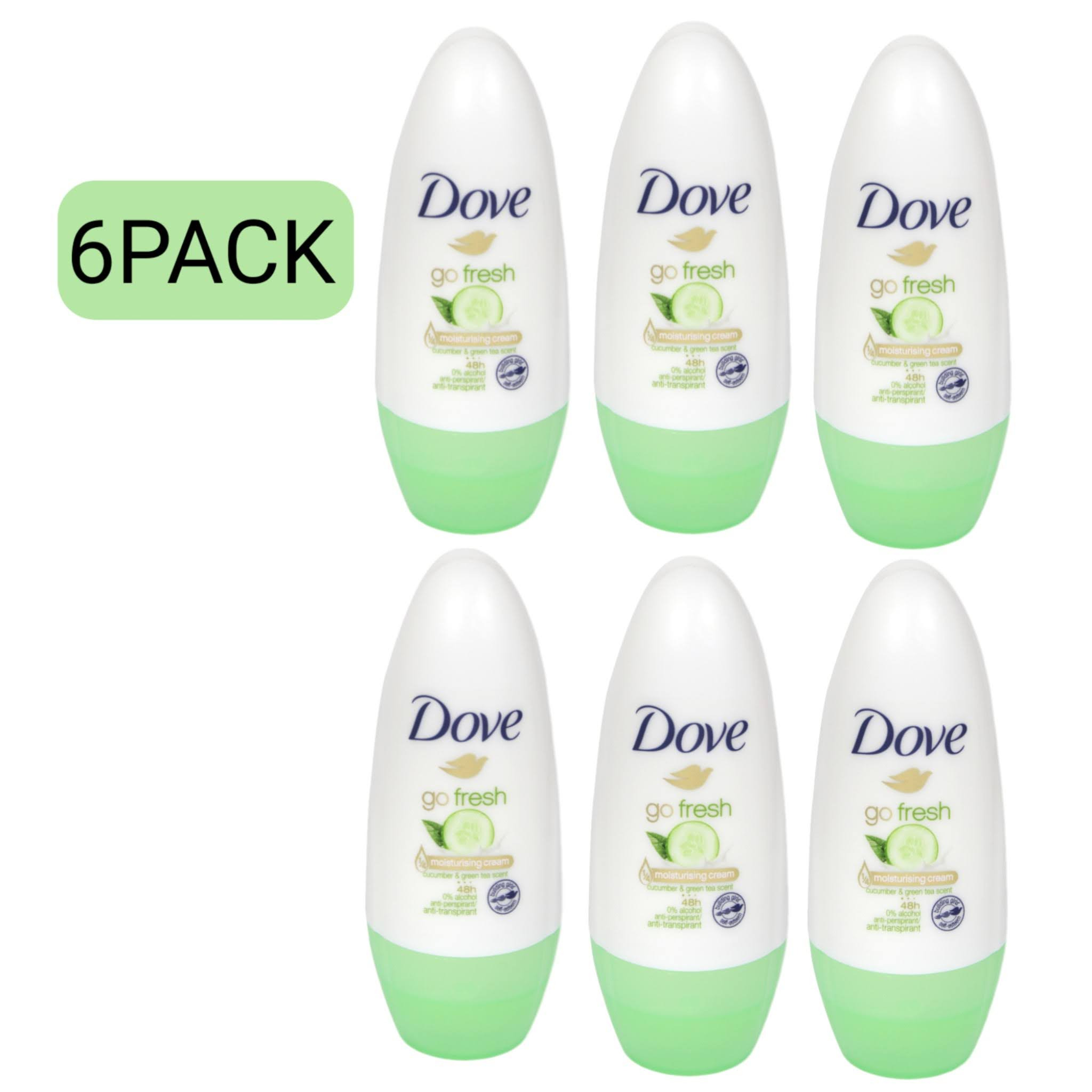 6 Pcs Bundle Dove Go Fresh Anti-perspirant 1/4 Moisturising Cream (6X50Ml) (Cargo)