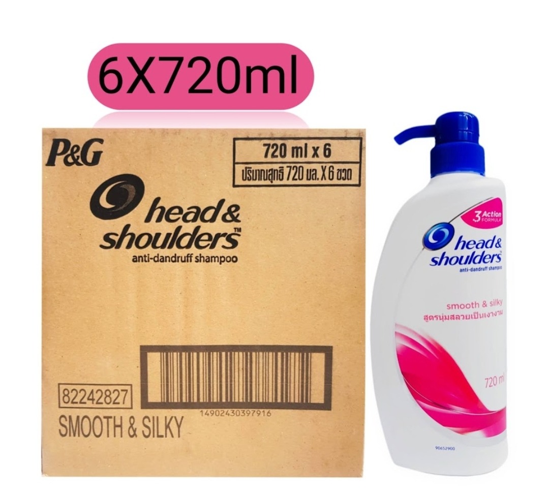 6 Pcs Bundle Head & Shoulders Anti Dandruff Shampoo (6X720ml) (Cargo)