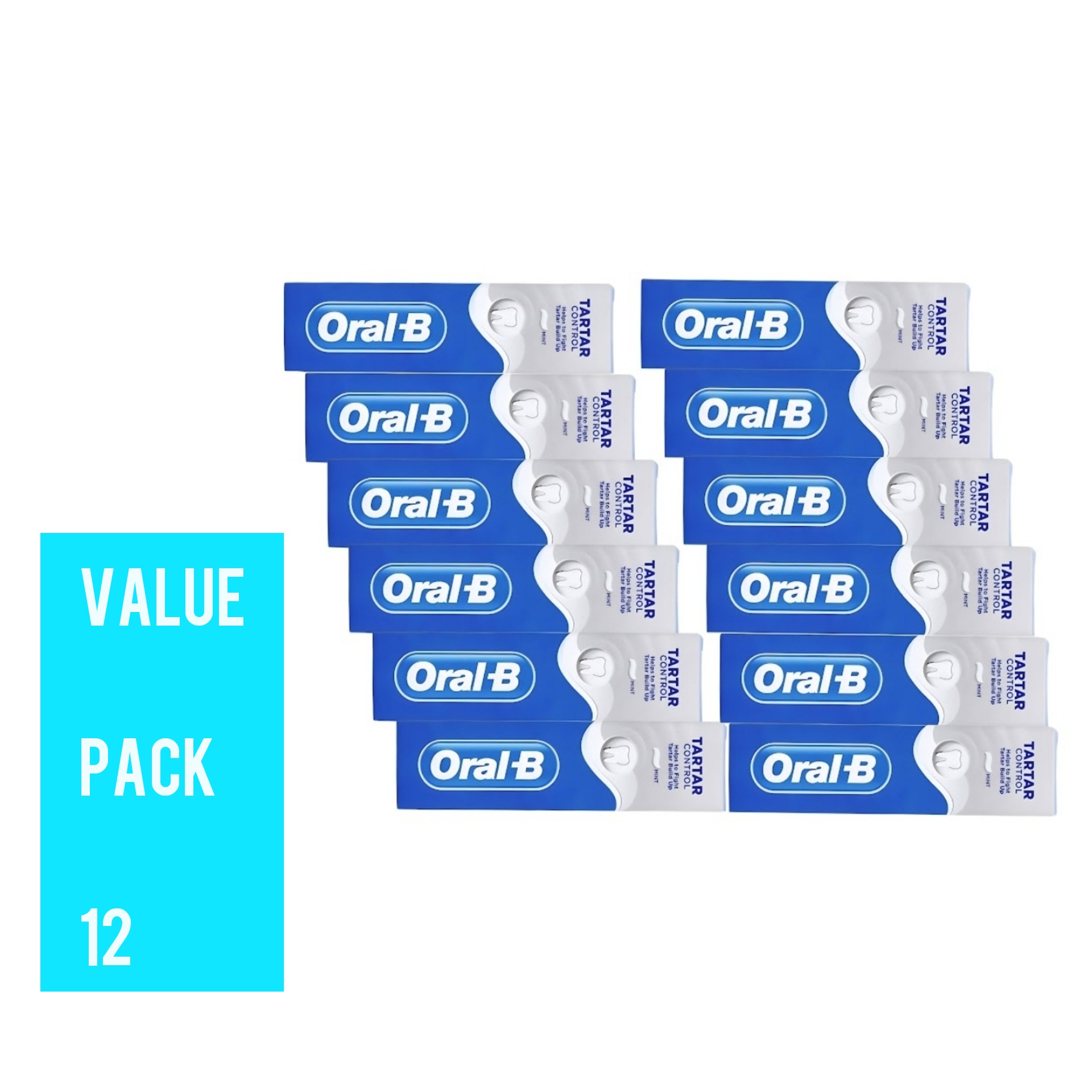 12 Pcs Bundle Cavity Protection With Sugar Acid Shield For Strong Teeth Oral-B 100ml (Cargo)