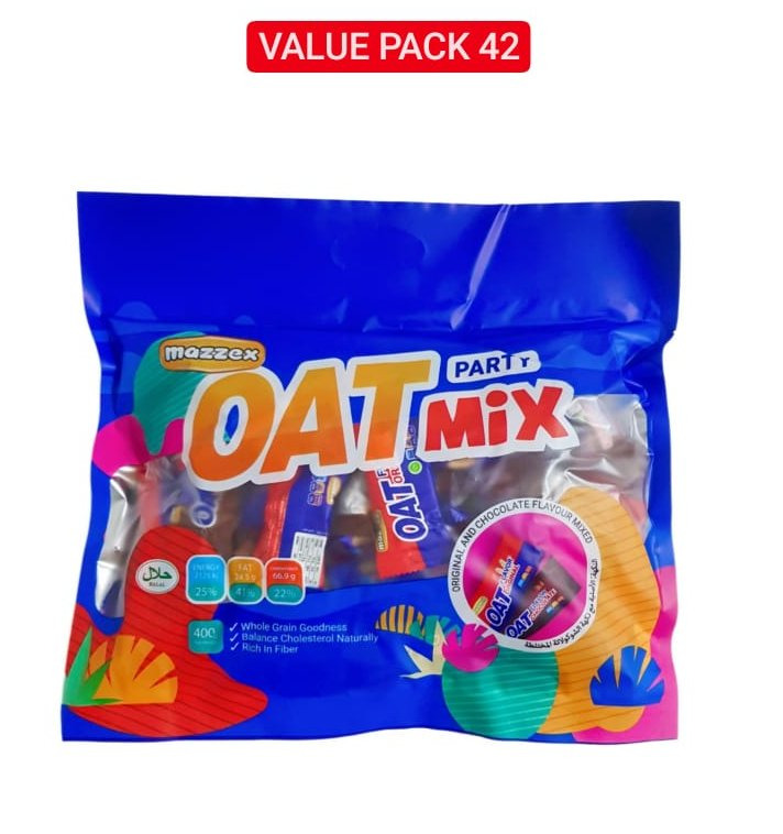 (Food) 42 Pcs Mazzex Oat Milk Choco – Party Mix (42XIN1) (Cargo)