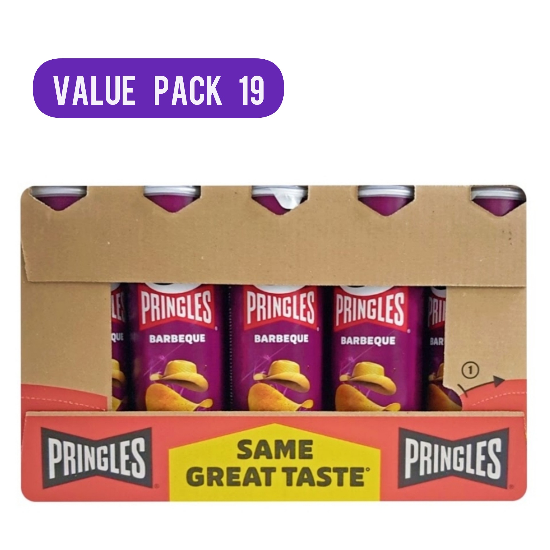 19 Pcs Bundle Pringles Barbeque (19X165g) (Cargo)