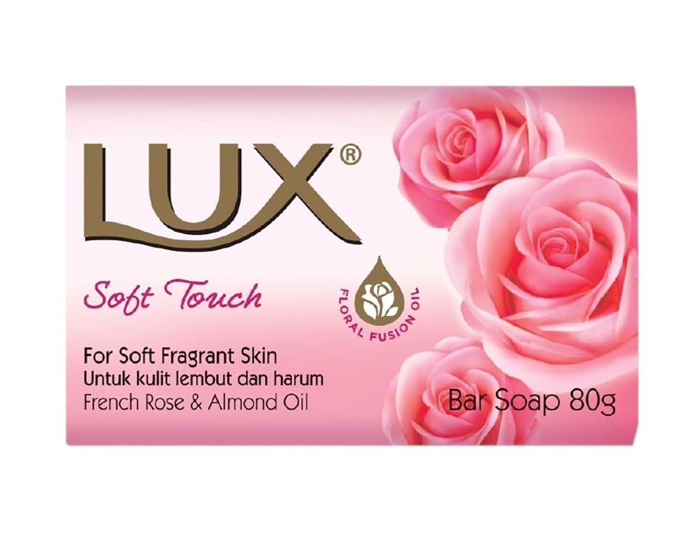 Lux Body Wash Bar Soap 80g Soft Touch For Soft Fragrant Skin (80G) (Cargo)