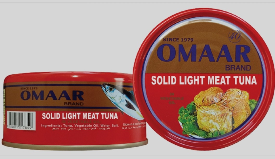 (Food) 12 Pcs Bundle OMAAR Brand Solid Light Tuna (12X185g) (Cargo)